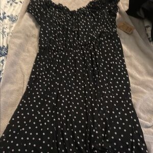 Black and White Polka Dot Dress